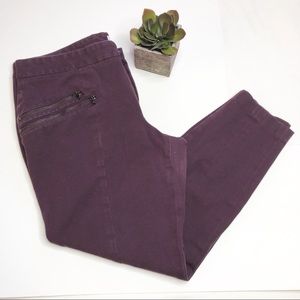 Calvin Klein zipper detail ankle/cropped pants